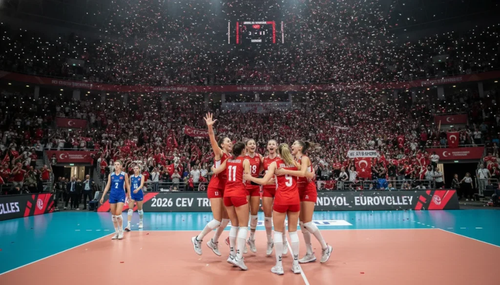 Milli Voleybolcularımızın Avrupa Şampiyonası’ndaki Müthiş Serisi